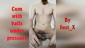 Redare Cum cu bile sub presiune doar cu x