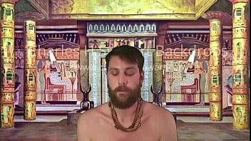 চালান মিশরীয় ক্রীতদাস ফেরাউনের প্রস্টেট দুধ পান করে এবং কাম দিয়ে ঢেকে যায়