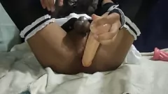 play 25 cm Dildo Anal Gape Orgasmus mit sexy Schlampe Talitahmy